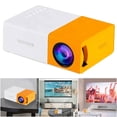thumbnail image 1 of Micro Mini Proyector Led Proyector Portátil Amarillo Blanco Regulaciones Australianas (con Control Remoto), 1 of 9