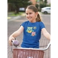 thumbnail image 2 of Two Cute Birds T-Shirt Juniors -Image by Shutterstock,  x-Small, 2 of 4