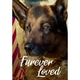 thumbnail image 2 of America Forever Pet Memorial House Flag - Furever Loved, Lost Pet German Shepherd Dog Bereavement Remembrance - Double Sided Seasonal Yard Outdoor Decorative Flag -28" x 40", 2 of 7