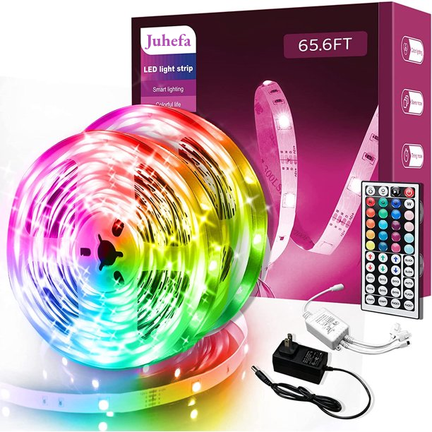 Details about   Govee 65.6ft RGB LED Strip Lights Color Changing Bluetooth LED Light Strip ... 