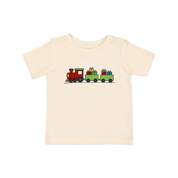 Inktastic Colorful Train with Gifts for Kids Boys or Girls Baby T-Shirt