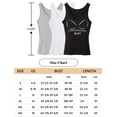 thumbnail image 6 of Vaslanda Summer Women's Slim-Fit Tank Tops with Built in Bra Scoop Neck Casual Sleeveless Shirts S-3XL, 6 of 6