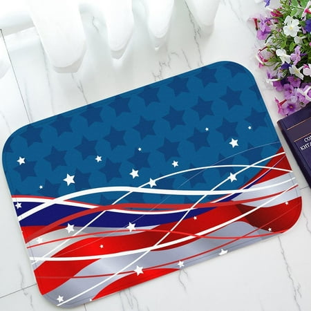 - GCKG Patriotic Background The Stars and the Stripes Non-Slip Doormat Indoor/Outdoor/Bathroom Doormat 23.6 x 15.7 Inches