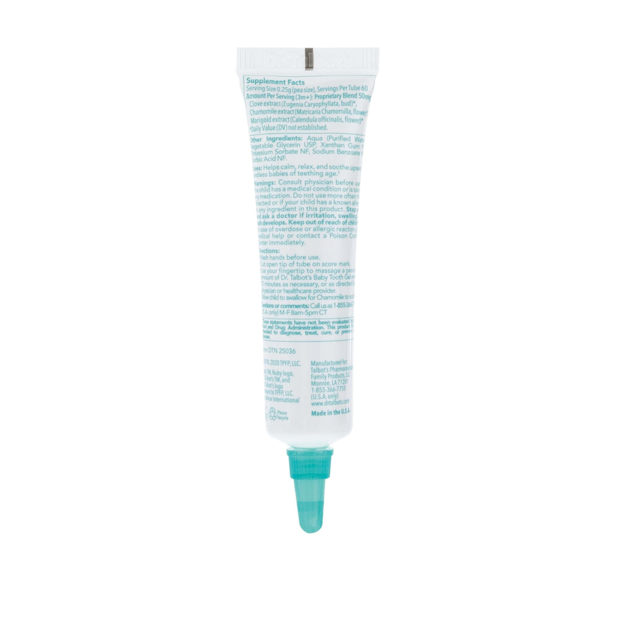 (2 pack) Dr. Talbot's Day & Night Baby Tooth Gel Combo Pack for Teething Babies