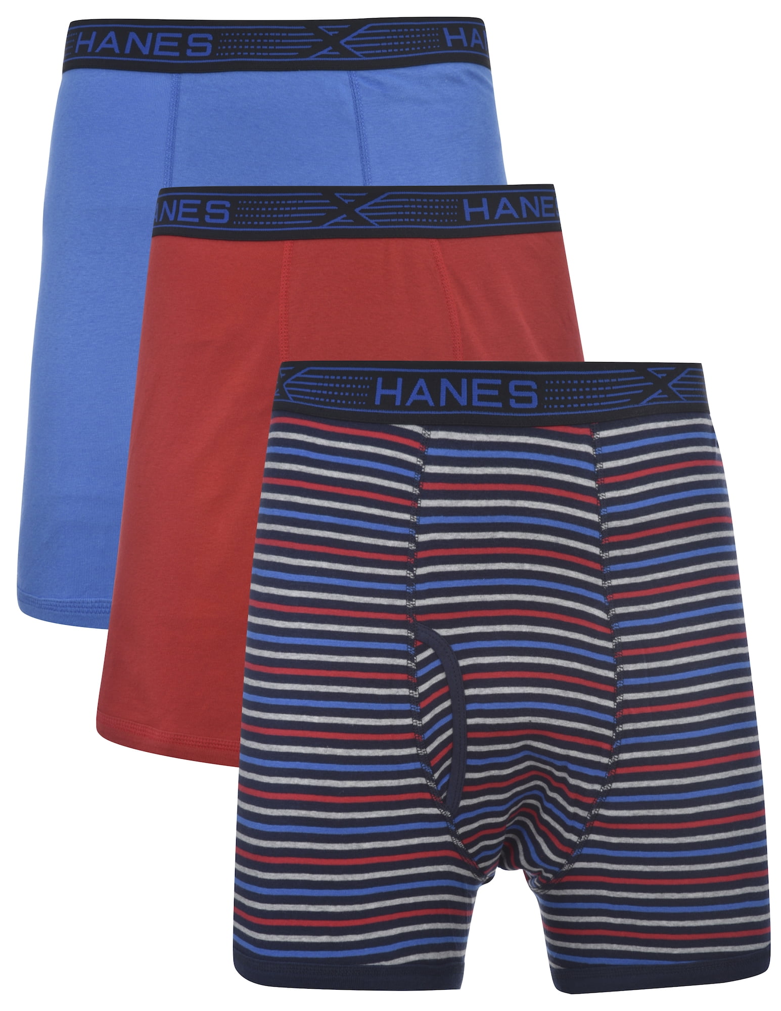 Hanes Men's Big and Tall Boxer Brief with Fresh IQ and Xtemp, Fashion ...