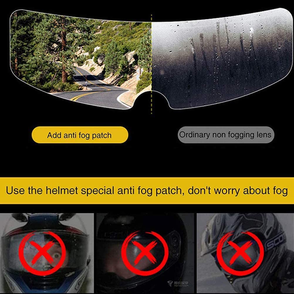 Motorcycle Helmet Protective Film, Universal Helmet Shield Anti Fog