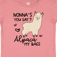 thumbnail image 4 of Inktastic Nonna's You Say Alpaca My Bags Boys or Girls Baby T-Shirt, 4 of 5