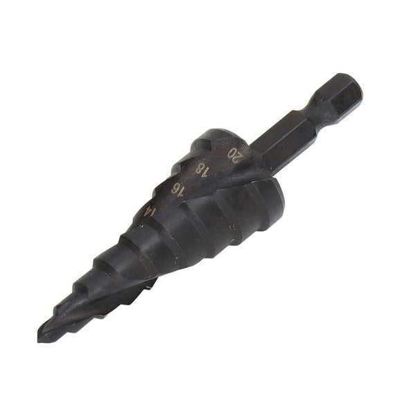 Stepped Drill,Step Drill Bit HSS Hex Shank Step Drill Bit Step Drill Bit Built for Professionals