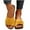 Yellow, variant on WIZUTIZ Womens Shower Shoes Casual Vintage Lightweight Slip on Sandals Women Summer Soft EVA Shower Shoes Slide Sandals Beach Slippers Outdoor with Arch Support Slide Sandals for Ladies