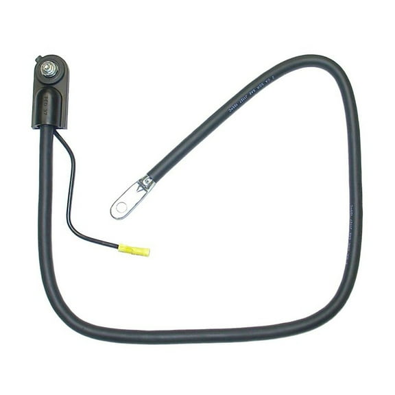 KarParts360 For Chevy C1500 1990 1991 Battery Cable | Black Insulation | Copper Conductor | Stranded Conductor Type | 0.406 inches Lug Hole Diameter | 10 Wire Gauge | With Auxiliary Lead