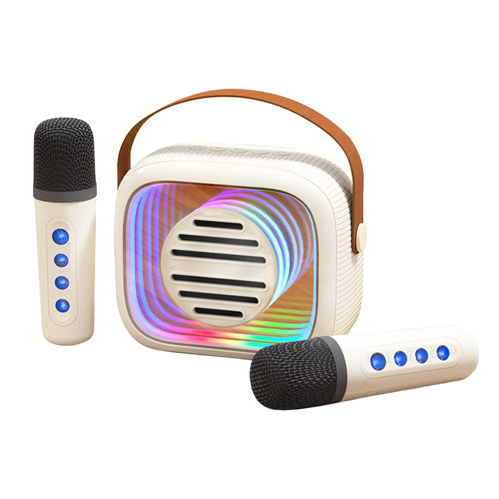 Enceinte Bluetooth Portable Avec 2 Micros Karaoké - Modèle YS203 - 2 Ans Garantie