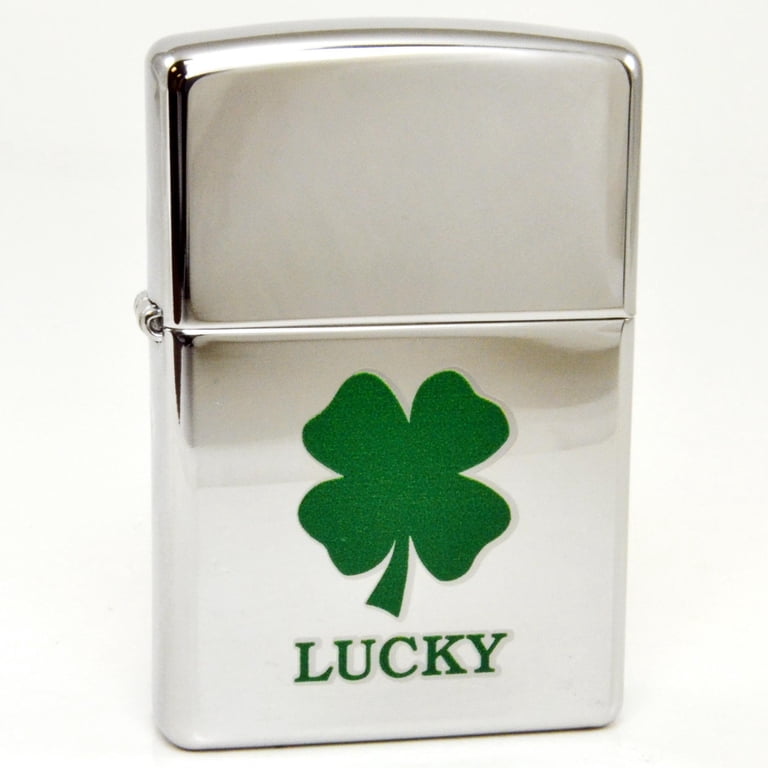 Zippo 250MP Lucky Clover Windproof Lighter - Walmart.com