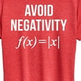 thumbnail image 3 of Instant Message - Avoid Negativity - Women's Short Sleeve Graphic T-Shirt, 3 of 6