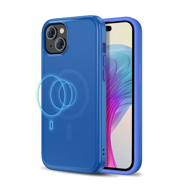 Funda MYBAT Fuse con MagSafe para iPhone 15 Azul