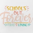 thumbnail image 2 of CafePress - School's Out Forever, Retired Teacher Last Day Of - 16 oz Frosted Glass Beer Mug, 2 of 7