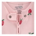 thumbnail image 3 of Mameluco Carter's para Niña Estampado Rosa Talla 6-9 M, 3 of 5