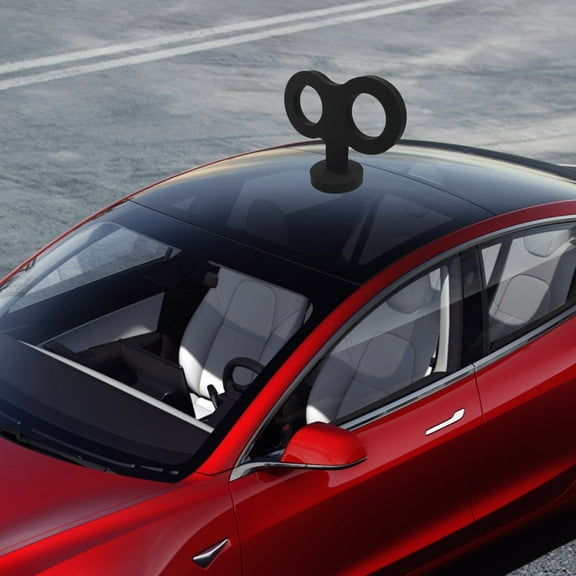 OULII Unique Vehicle Roof Decoration 3d Wind Up Key Car Ornament Diy Car Exterior Accessories Clockwork Parties Unique Car Decor