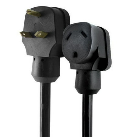 Voltec 16-00559 10/3 STW 30 Amp Traditional RV Extension Cord, 50-Foot, Black