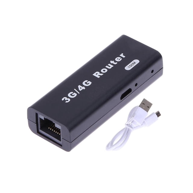 Mini punto de acceso WiFi portátil 3g/4g Wlan Punto de acceso WiFi 150mbps Rj45 Enrutador inalámbrico USB con cable USB
