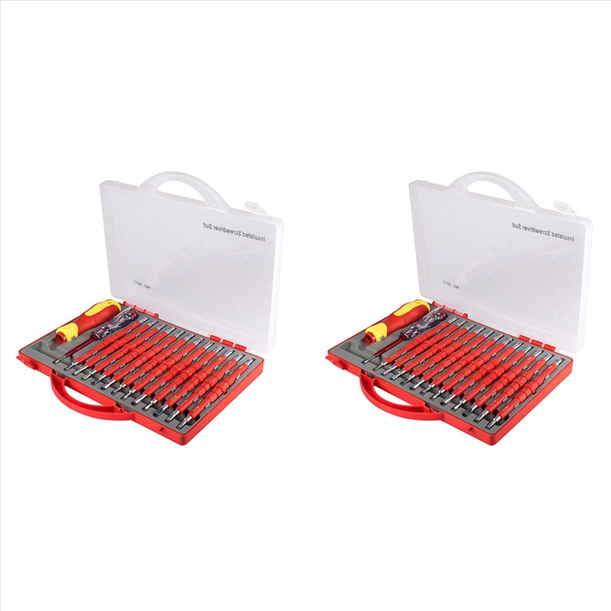 52-Piece 1000V Insulated Electrician Screwdriver Set Professional Electrical Screw Driver Tools for Man with Case