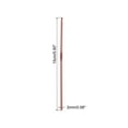thumbnail image 2 of Uxcell 2mm Aluminum Crochet Hook Knitting Crochet Knitting Needles Crochet Hooks with Size Red 6Pcs, 2 of 6
