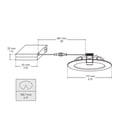 thumbnail image 2 of Bazz Lighting SLDSK6RGBTNWWF 6 in. Recessed 11W Rgbw - White, 2 of 4