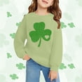 thumbnail image 2 of Mercatoo Kids St 𝐏atricks Day Clothes Girls Boys Irish Cloverss Sweatshirt Pullover Shirts Toddler Long Sleeve Sweater Tops, 2 of 6