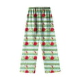 thumbnail image 5 of Girl Boy Plaid Pants Drawstring Cute Loose Bottom Trousers, 5 of 5
