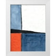 thumbnail image 1 of Lee, Judson 25x32 White Modern Wood Framed Museum Art Print Titled - Abstract Block, 1 of 4