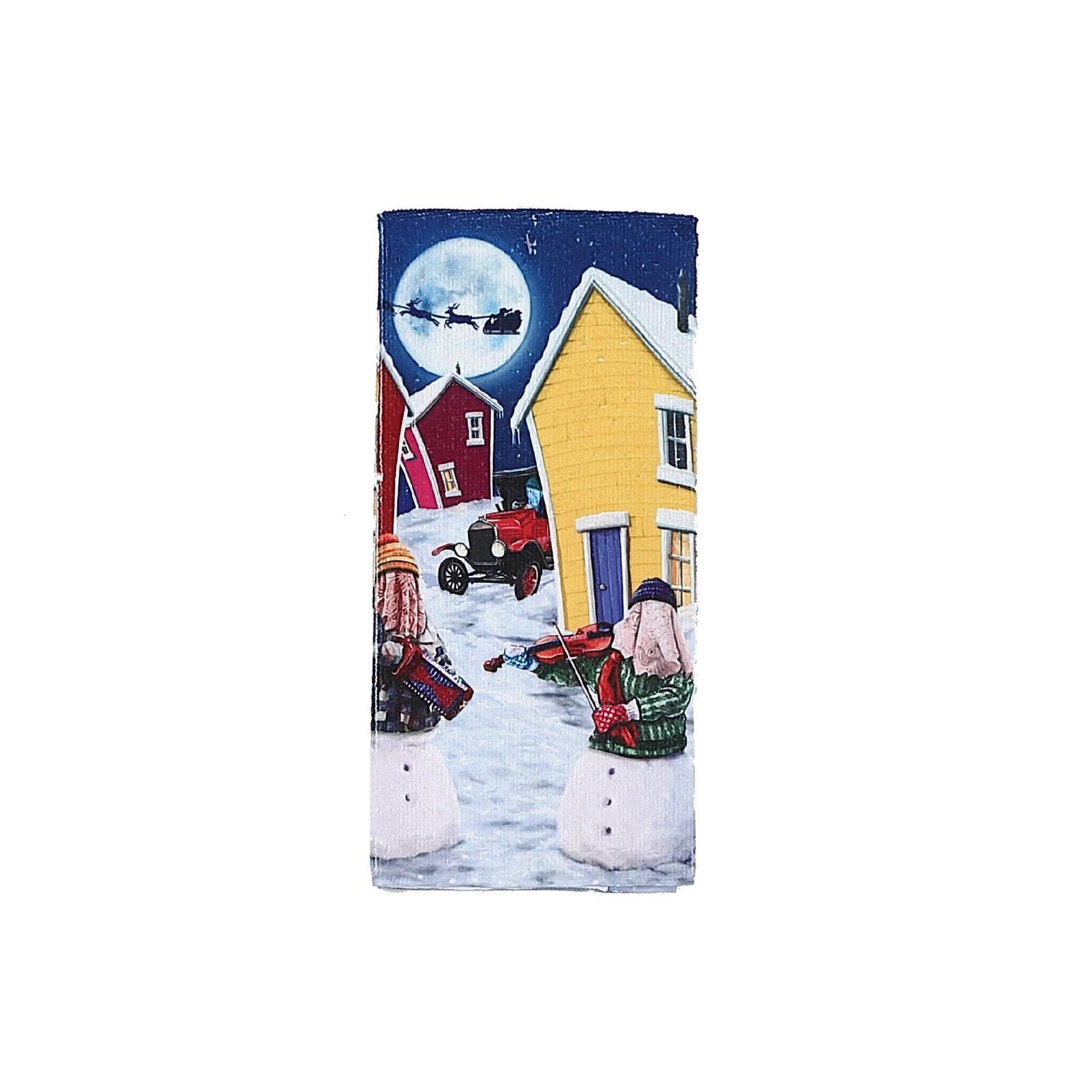 Serviette À Main Microfibre (Snowmers) - Ensemble De 6