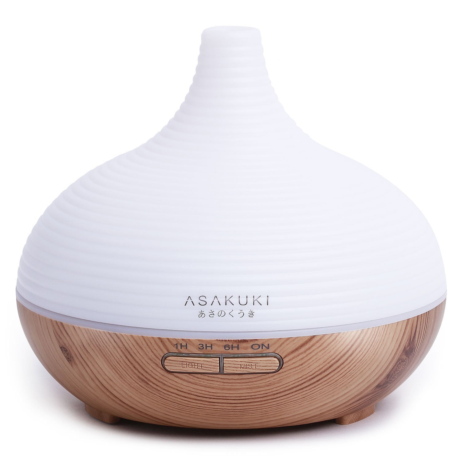 ASAKUKI 300ML Premium, Essential Oil Diffuser, Quiet 5In1 Humidifier