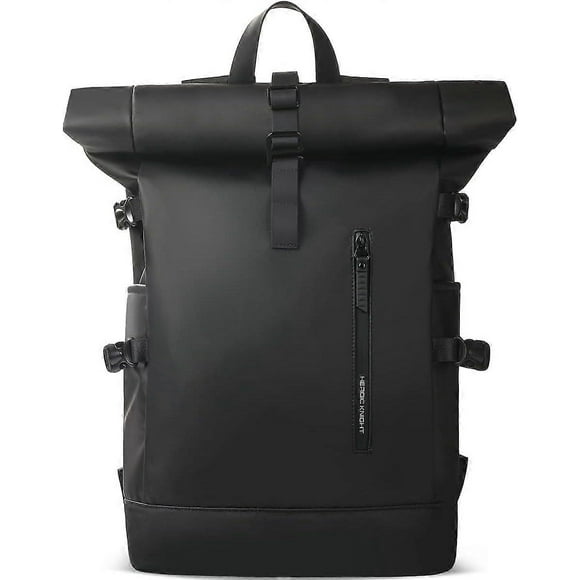 Roll Top Backpack Large Laptop Backpack 17'' USB Port Water-resistant Anti-theft Rucksack Travel Hiking Camping College School Work