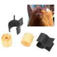 thumbnail image 3 of Moustache Training Wheel, Safe Easy To Operate Easy To Store Beard Shaping Tool, Mustache Shaping Template Husband For Father Black, 3 of 8
