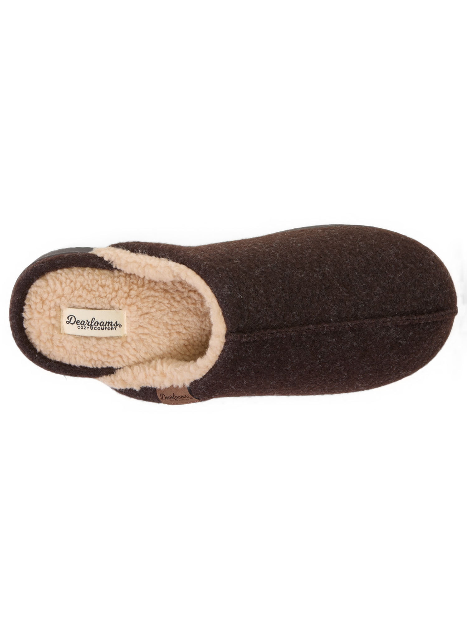 Dearfoams Cozy Comfort Men's Jeremiah Scuff Slippers Sizes 7-14