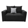 thumbnail image 1 of Love seat El Bazar Store Miami Lino negro 2 plazas, Modular, Moderno, Sala, 1 of 4