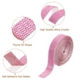 thumbnail image 3 of Tiras de strass autoadhesivas Uxcell, cinta de strass de cristal de 3 yardas, envoltura de pegatinas de diamante brillante, rosa claro, 3 of 7