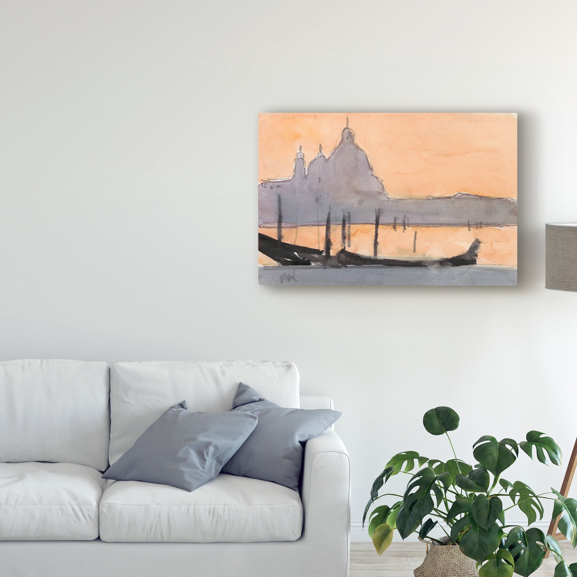 Trademark Fine Art 'Venice Watercolors X' Canvas Art by Samuel Dixon