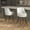 White, variant on Genpo 24" Counter Height Bar stools Set of 2, White Leather Bar Stools with Backs, Swivel Counter Stools with Wooden Legs For Kitchen Island