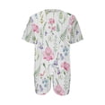 thumbnail image 4 of Ensembles d'Entraînement pour Femmes 2 Pcs Mode pour Femmes Blouse à Col Rond Hauts à Manches Courtes Shorts Ensembles de Tenue Décontractée Ensembles de Détente d'Été pour Femmes en Liquidation, 4 of 5