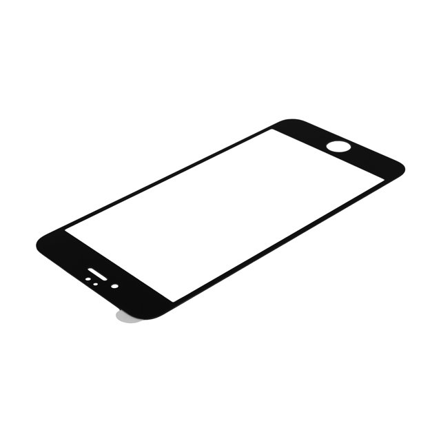 Protector de pantalla de vidrio templado de alta definición Película antihuellas para iPhone 6 Plus Negro