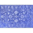 thumbnail image 1 of Ahgly Company Indoor Rectangle Persian Blue Bohemian Area Rugs, 2' x 4', 1 of 4