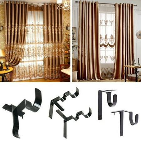 Hang Curtain Rod Holders Tap Right Into, Window Frame Curtain Rod Holders