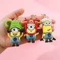 thumbnail image 3 of Llavero Kawaii de Minions, modelo de juguetes de dibujos animados, colgante de silicona, accesorios de llavero de mochila de coche del zodiaco chino, Cosplay, 3 of 5