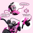 thumbnail image 3 of Bicicleta Entrenadora AEIOU para Niños Moto Cross Rodado 12 Rosa, 3 of 5
