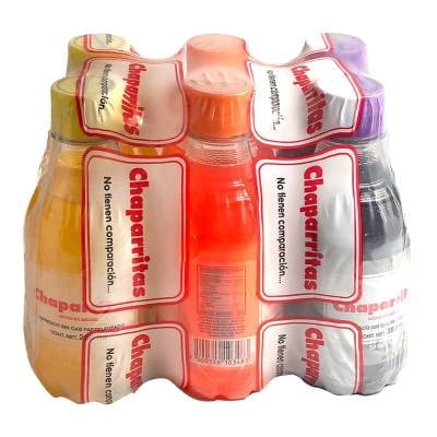 Refresco Chaparritas multisabor sin gas 6 pzas de 250 ml c/u