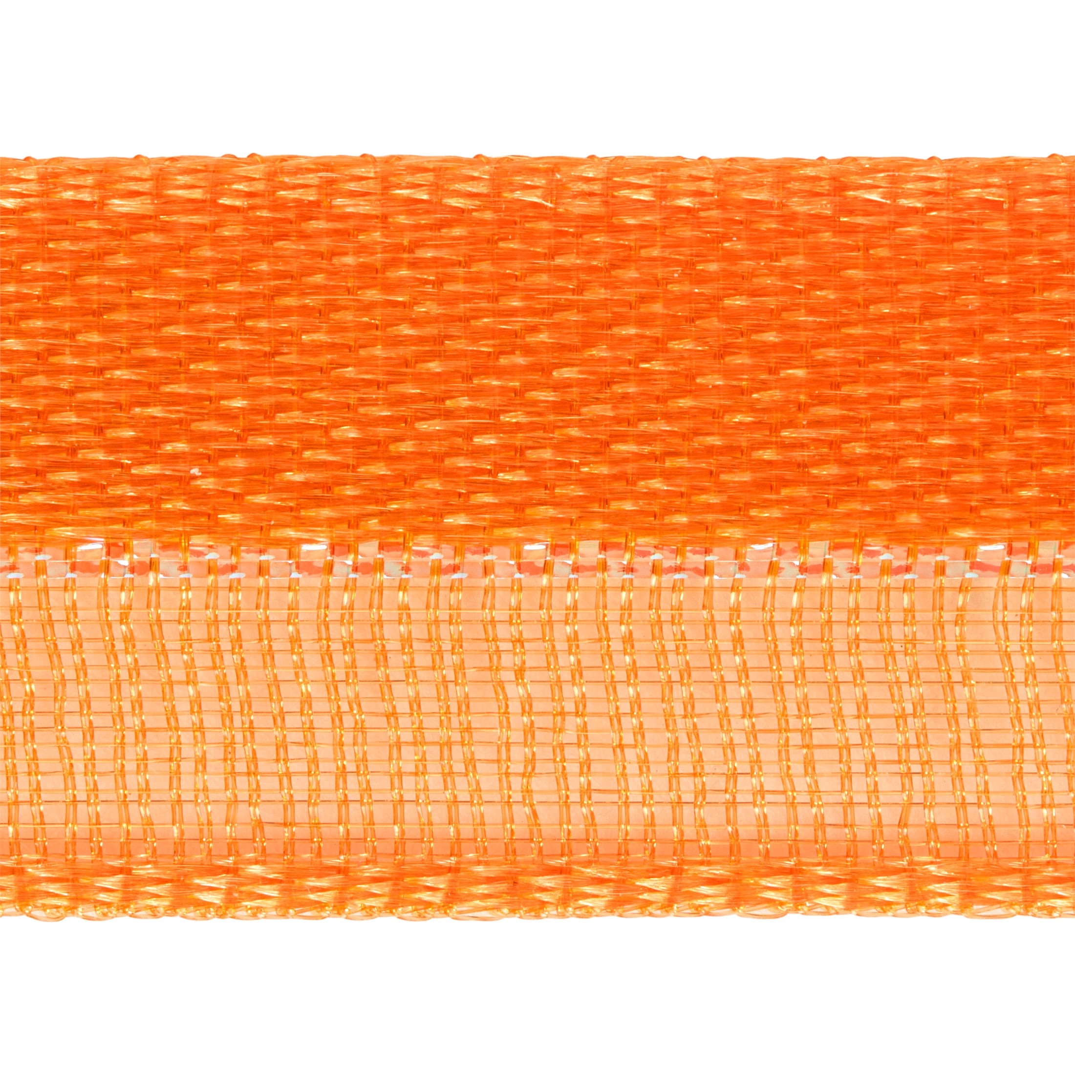 Hello Hobby ORANGE Sheer elegance 3/8 inch x 3 yard ribbon for sewing, crafts and gifting