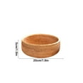 thumbnail image 3 of Oefntac Savings Storage Basket Rattan Woven Manual Storage Basket Fruit and Vegetable Drainage Household Living Room Kitchen Sum Basket Storage Basket Bread Basket Snacks, 3 of 6