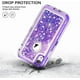 thumbnail image 4 of for iPhone XR Glitter Case for Girls Bling Liquid Defender 10r Shell for Women Heavy Duty Shockproof Full Body Protective Hard PC Bumper Soft TPU Back, 4 of 4