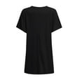thumbnail image 6 of Sngxgn Women's Classic-Fit Short-Sleeve Scoop Crew Neck T-Shirt(Black,S), 6 of 6