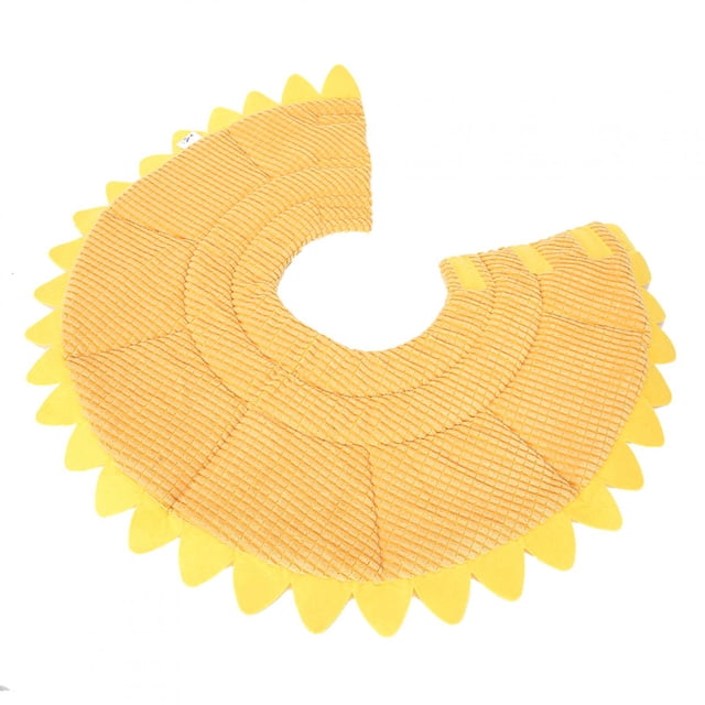 Pet Collar, Plush Pet Cone Soft Sunflower Design Several Sizes Elizabethan Collar With Hook And Design For Postoperative Recovery For Pet